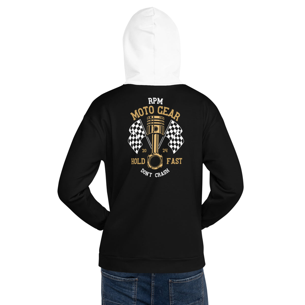 Hold Fast Don't Crash 2-Tone Hoodie